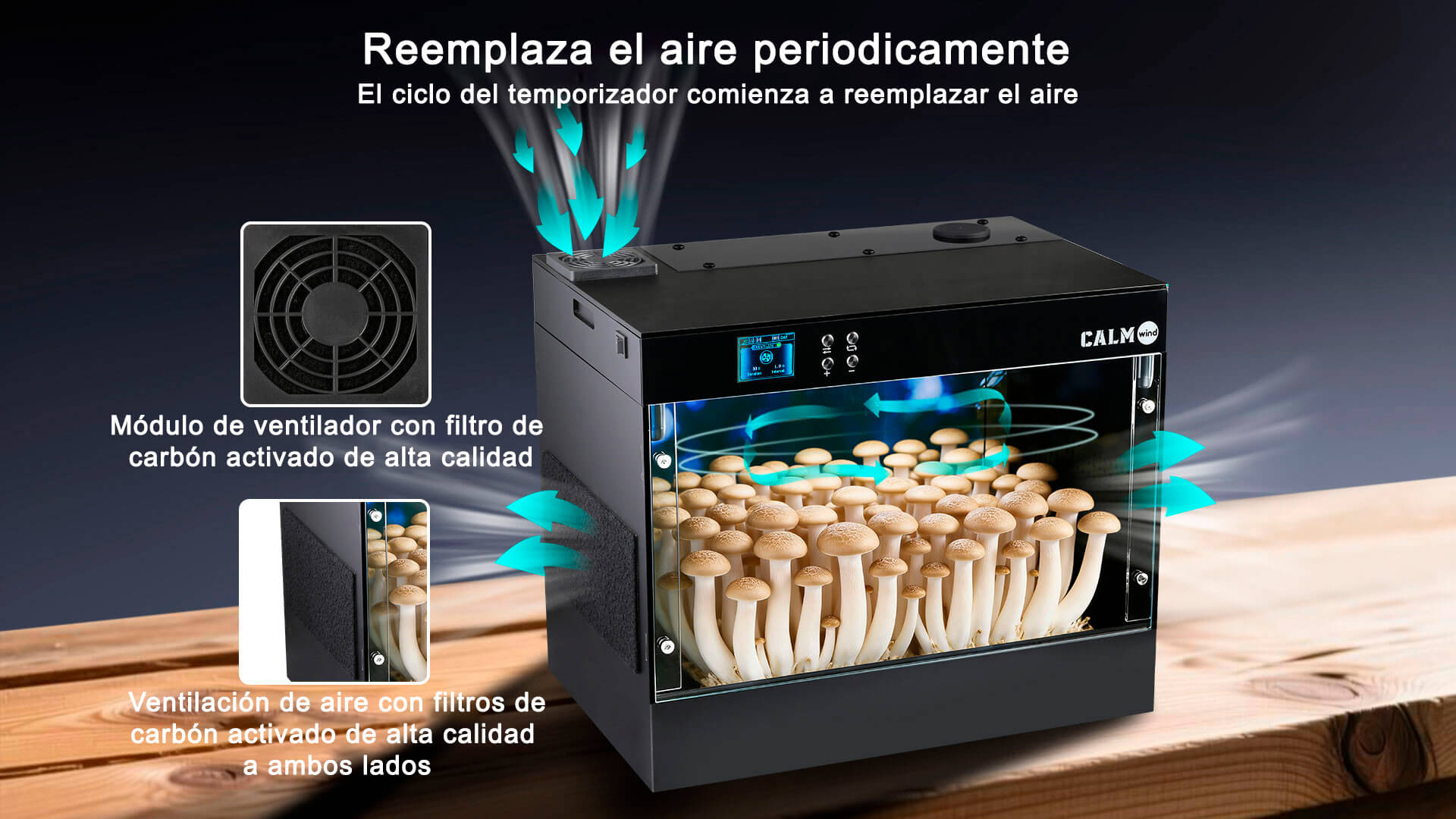 Ventilación de Smart Grow Box LTQ
